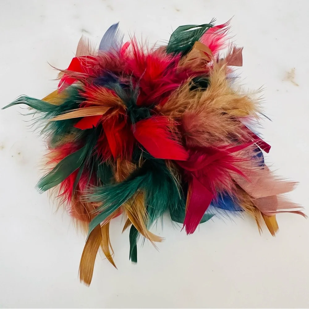 New Colorful Feather Brooch - Picture 8 of 8